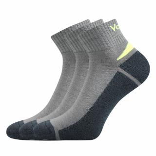 Ponožky VoXX Aston světle šedá 3 kusy v balení Velikost: 35-38