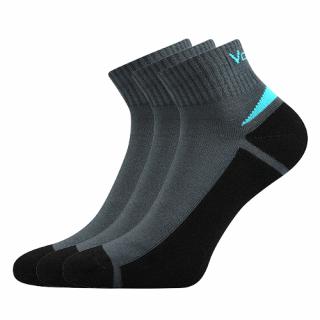 Ponožky VoXX Aston tmavě šedá 3 kusy v balení Velikost: 35-38