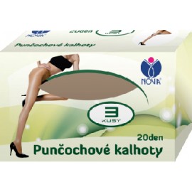 Punčochové Kalhoty 3 kusy v balení Novia N03 Barva: černá, Velikost: 176//116