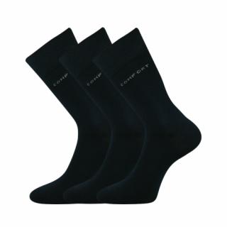 Společenské ponožky 3 kusy v balení Lonka Comfort tmavě modrá Velikost: 39-42