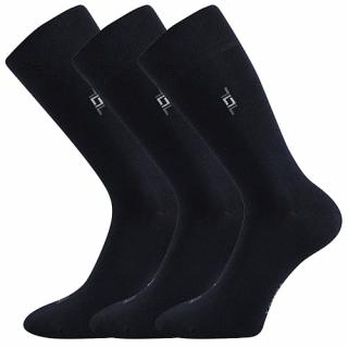 Společenské ponožky 3 kusy v balení Lonka Despok Tmavě modrá Velikost: 39-42