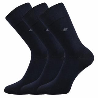 Společenské ponožky 3 kusy v balení Lonka Diagon tmavě modrá Velikost: 43-46