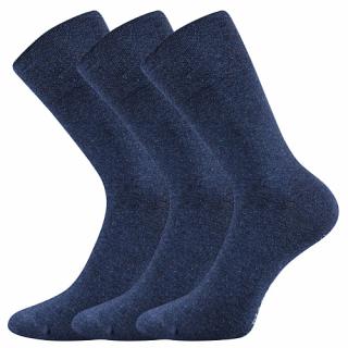 Společenské ponožky 3 kusy v balení Lonka Diagram jeans Velikost: 39-42