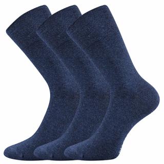 Společenské ponožky 3 kusy v balení Lonka Diagram jeans Velikost: 43-46