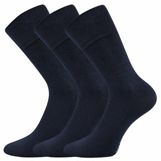 Společenské ponožky 3 kusy v balení Lonka Diagram tmavě modrá Velikost: 39-42