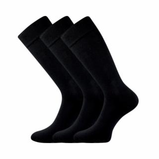 Společenské ponožky 3 kusy v balení Lonka Diplomat černá Velikost: 39-42