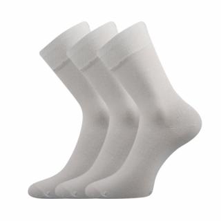 Společenské ponožky 3 kusy v balení Lonka Dypak bílá Velikost: 35-38