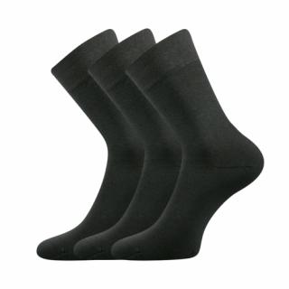 Společenské ponožky 3 kusy v balení Lonka Dypak tmavě šedá Velikost: 43-46