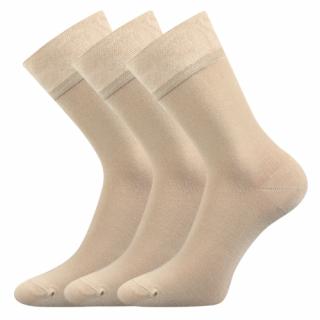 Společenské ponožky 3 kusy v balení Lonka Eli béžová Velikost: 35-38