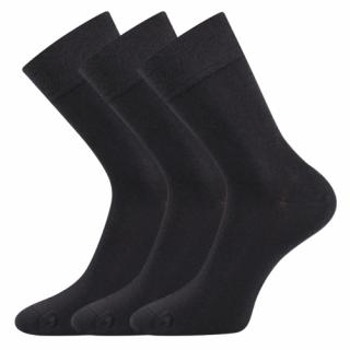 Společenské ponožky 3 kusy v balení Lonka Eli tmavě šedá Velikost: 35-38