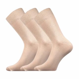 Společenskéí ponožky 3 kusy v balení Boma Radovan béžová Velikost: 35-38