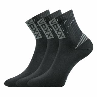 Sportovní Ponožky 3 kusy v balení VoXX Codex tmavě šedá Velikost: 35-38