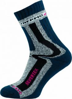 Sportovní Ponožky NOVIA Silvertex Thermo 02 tamvě modré Velikost: 42-43