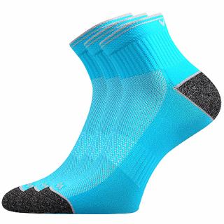 Sportovní Ponožky VoXX 3 kusy v balení Ray neon tyrkys Velikost: 35-38