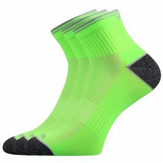Sportovní Ponožky VoXX 3 kusy v balení Ray neon zelená Velikost: 35-38