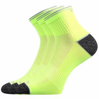 Sportovní Ponožky VoXX 3 kusy v balení Ray neon žlutá Velikost: 43-46