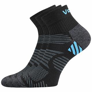 Sportovní Ponožky VoXX 3 kusy v balení Raymond černá Velikost: 39-42