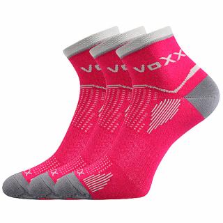 Sportovní Ponožky VoXX 3 kusy v balení Sirius magenta Velikost: 35-38