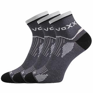 Sportovní Ponožky VoXX 3 kusy v balení Sirius tmavě šedá Velikost: 35-38