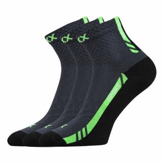 Sportovní Ponožky VoXX PIUS tmavě šedá 3 kusy v balení Velikost: 35-38