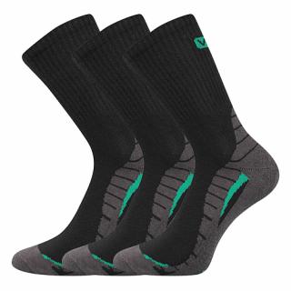Sportovní Ponožky VoXX Trim tmavě černá 3 kusy v balení Velikost: 35-38