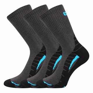 Sportovní Ponožky VoXX Trim tmavě šedá 3 kusy v balení Velikost: 35-38
