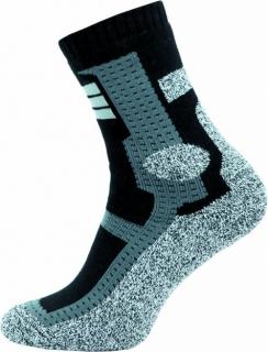 Thermo Ponožky NOVIA Cross šedé Velikost: 44-45