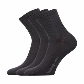 Zdravotní ponožky 3 kusy v balení Lonka Demedik tmavě šedá Velikost: 39-42