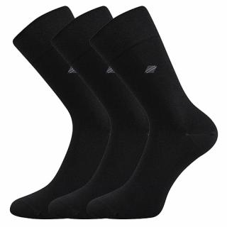 Zdravotní ponožky 3 kusy v balení Lonka Diagon černá Velikost: 39-42