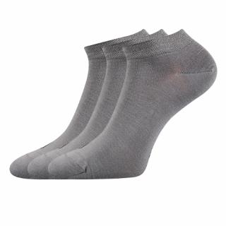 Zdravotní ponožky 3 kusy v balení Lonka Esi světle šedá Velikost: 35-38