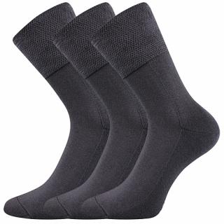 Zdravotní ponožky 3 kusy v balení VoXX Finego Tmavě Šedá Velikost: 35-38