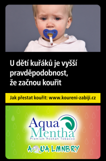 Tabák do vodní dýmky Aqua Mentha - Lmnbry (Malina, citrónová limonáda, máta), 50g