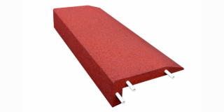 Kryt obrubníku | bezpěčný kryt původních obrubníků | 1000x400x150 mm Barva: Červená