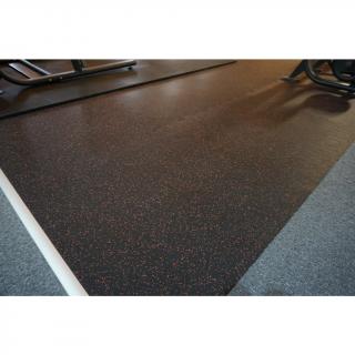 Povrch do fitness puzzle 478x478x8/10/mm černá / černá nebo probarvenost 10% EPDM Barva: Červená, Tloušťka desek: 8mm