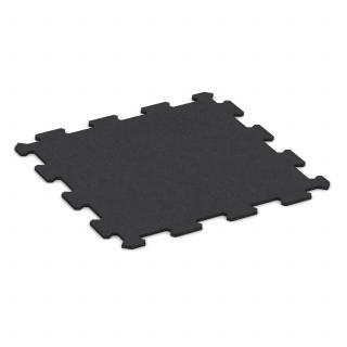 Povrch do fitness puzzle | 485x485x8 mm | černá nebo probarvenost 10% EPDM Barva: Černá