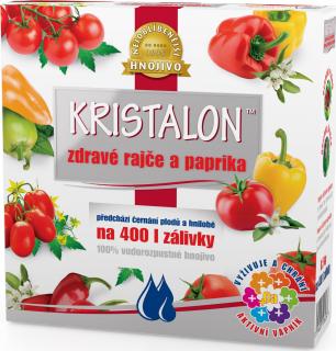 AGRO KRISTALON Zdravé rajče a paprika 0,5 kg (KRISTALON Zdravé rajče a paprika je dvousložkové hnojivo, které účinně dodává potřebné živiny a zabraňuje jejich vzájemnému zablokování.)