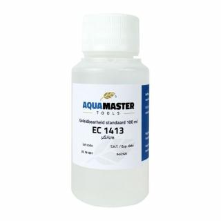 Aqua Master Tools EC 1413μS/cm 100ml, kalibrační roztok (100 ml Kalibrační roztok EC 1413μS/cm. Po použití ihned uzavřete. Skladujte při teplotě 15-25 °C. Kapalinu nevracejte zpět.)