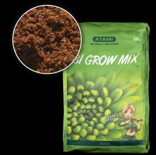 Atami Bi-Growmix 50L, pěstební substrát (Biozemina B’cuzz je biologicky hnojená zemina, která má vzdušnou strukturu a neobsahuje škodlivé plísně)