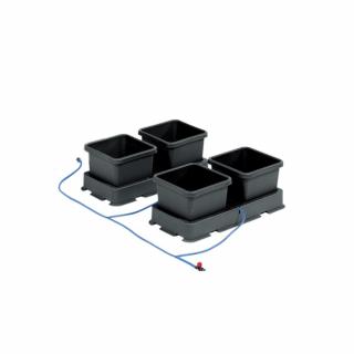 Autopot Easy2Grow, 4 květináče bez nádrže (Aquavalve5) (Autopot Easy2Grow, 4 květináče bez nádrže (Aquavalve5). Obsahuje 2 podmisky, 4 květináče, kompletní spojovací materiál. Aquavalve5.)
