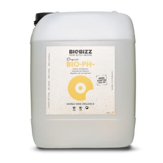 BioBizz Bio-pH- 10l (BioBizz Bio-pH- je organický pH regulátor. Vodný roztok kyseliny citronové, která se přirozeně vyskytuje v citrusových plodech.)