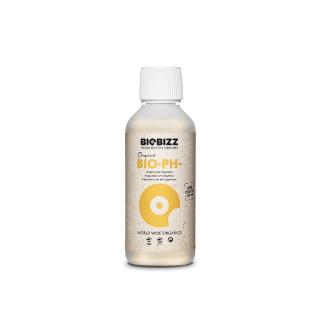 BioBizz Bio-pH- 250ml (BioBizz Bio-pH- je organický pH regulátor. Vodný roztok kyseliny citronové, která se přirozeně vyskytuje v citrusových plodech.)