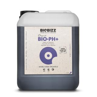 BioBizz Bio-pH+ 5l (BioBizz Bio-pH+ je organický pH regulátor. Bio-pH+ obsahuje huminové kyseliny z přírodních zdrojů, které byli speciálně vybrané pro organické pěstování.)