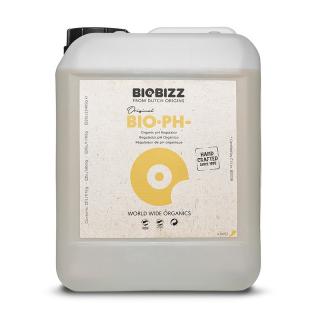 BioBizz Bio-pH- 5l (BioBizz Bio-pH- je organický pH regulátor. Vodný roztok kyseliny citronové, která se přirozeně vyskytuje v citrusových plodech.)