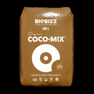 BioBizz Coco-Mix 50L, kokosový substrát (Coco-Mix je organický substrát, který lze použít v kombinaci se speciálními živinami na bázi kokosu s obsahem organických minerálů.)