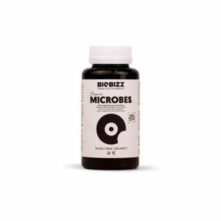 BioBizz Microbes 150g, mykorhiza (Biobizz Microbes 150 g - směs bakterií, enzymů a trichodermy. 100% organické pro bio pěstování. Prášek rozpustný ve vodě.)