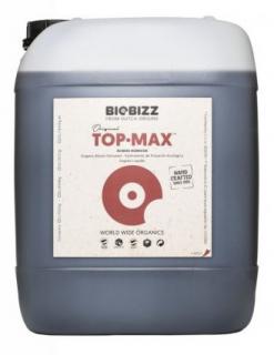 BioBizz Top-Max 10L, květový stimulátor (Prostředek pro stimulaci květu, který zajišťuje rychlé dělení buněk během kvetení a zvyšuje produkci transportních cukrů v ovoci či v květinách.)