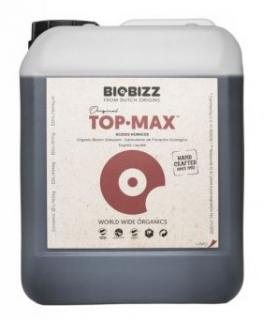 BioBizz Top-Max 5L, květový stimulátor (Prostředek pro stimulaci květu, který zajišťuje rychlé dělení buněk během kvetení a zvyšuje produkci transportních cukrů v ovoci či v květinách.)