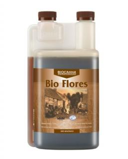 BioCanna BioFlores 1L, bio květové hnojivo (Květové hnojivo Bio Flores je 100% organická výživa pro rychle rostoucí rostliny pěstované v půdních substrátech.)