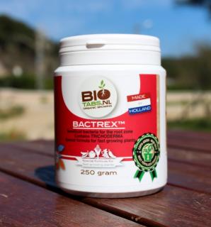 Biotabs Bactrex 250g (Obsahuje houbu Trichodermu a organické půdní bakterie Bacillus spp. Chrání sazenice a řízky před patogeny.)