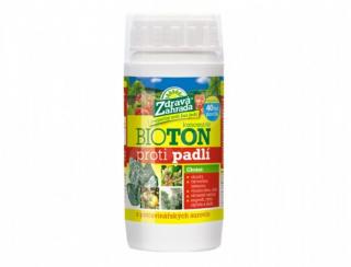 BIOTON 200ml, biologický fungicid (Bio postřik proti plísni padlí, Bioton 200ml. Působí kontaktně. Přírodní fungicidní přípravek, který neohrožuje prospěšné organismy a člověka.)